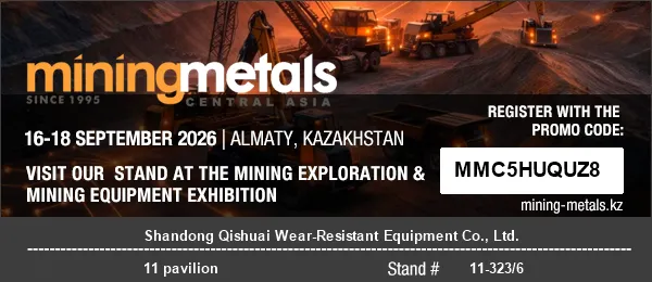 Shandong Qishuai Attrezzature resistenti all'usura parteciperanno al MININGWORLD CENTRAL ASIA 2026 ad Almaty