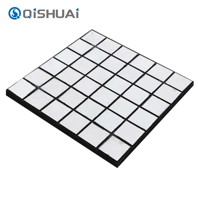 Fogli di rivestimento antiusura in gomma ceramica